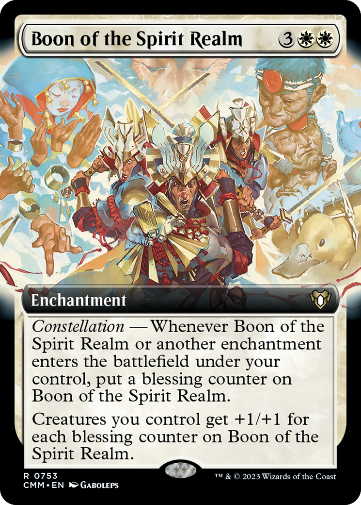 Boon of the Spirit Realm (Extended Art) [Commander Masters] - Magic: The Gathering - Card Brawlers | Quebec | Canada |