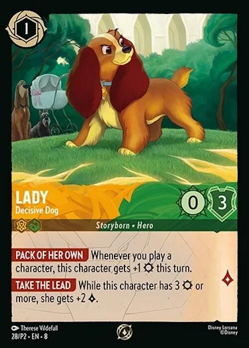 Lady - Decisive Dog (28/P2) [Promo Cards] - Disney - Card Brawlers | Quebec | Canada |