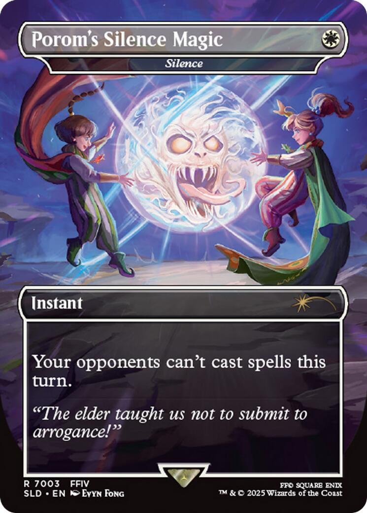 Porom's Silence Magic - Silence [Secret Lair Drop Series] - Magic: The Gathering - Card Brawlers | Quebec | Canada |