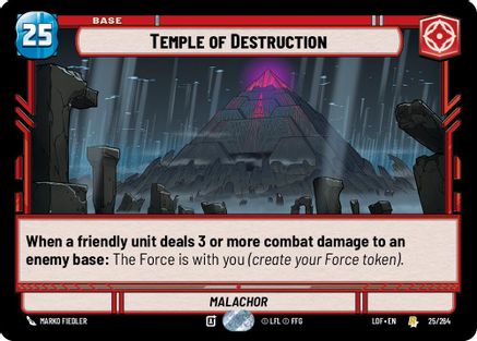 Temple of Destruction (025/264) (025/264) [Legends of the Force] - Fantasy Flight Games - Card Brawlers | Quebec | Canada |