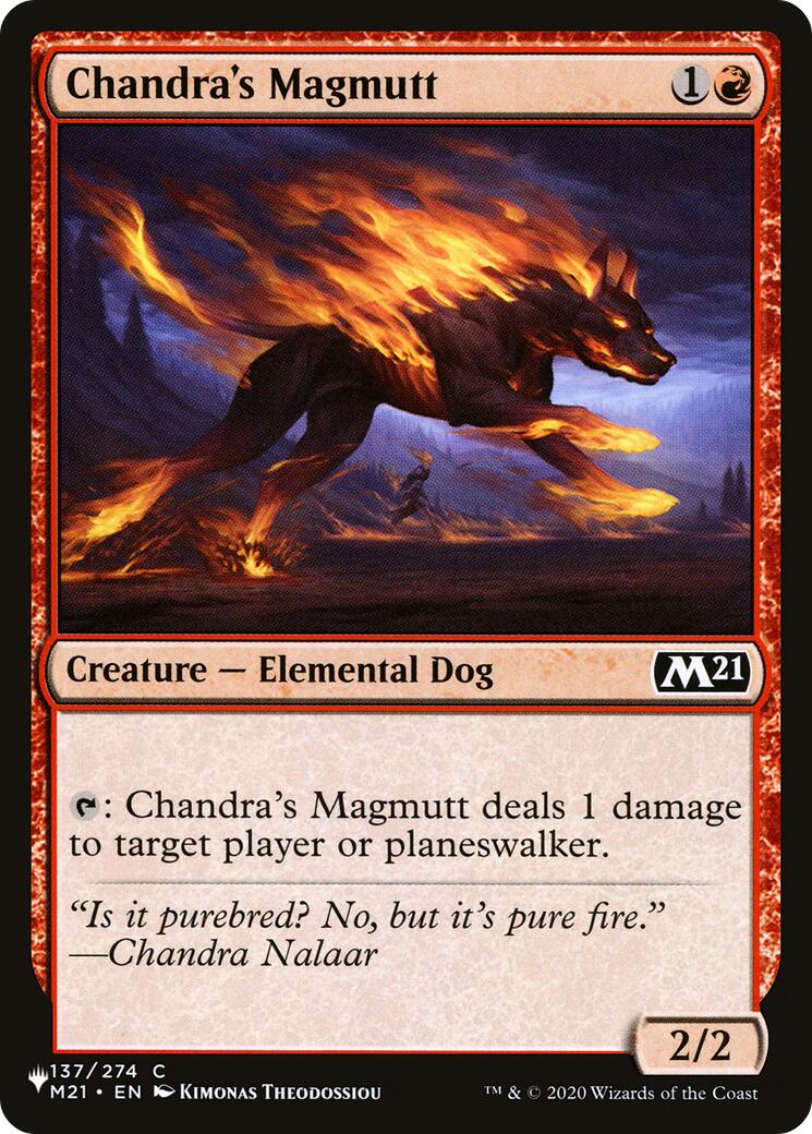 Chandra's Magmutt [The List] - Magic: The Gathering - Card Brawlers | Quebec | Canada |