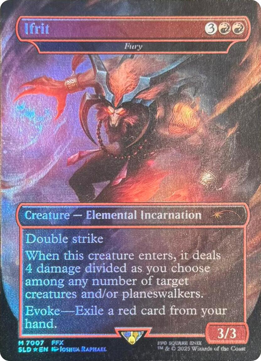 Ifrit - Fury (Rainbow Foil) [Secret Lair Drop Series] - Magic: The Gathering - Card Brawlers | Quebec | Canada |