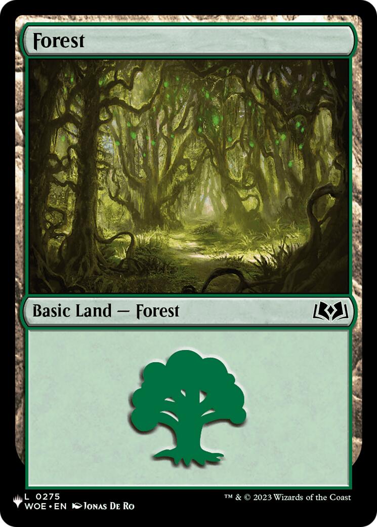 Forest (0275) (WOE) [The List] - Magic: The Gathering - Card Brawlers | Quebec | Canada |