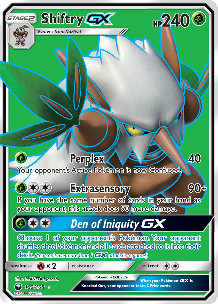 Shiftry GX (152/168) [Sun & Moon: Celestial Storm] - Pokémon - Card Brawlers | Quebec | Canada |