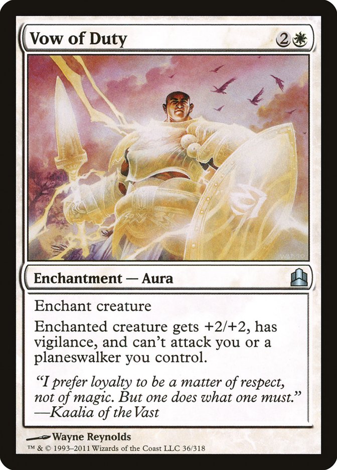 Vow of Duty [Commander 2011] - Magic: The Gathering - Card Brawlers | Quebec | Canada |