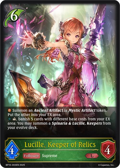 Lucille, Keeper of Relics (BP10-003EN) [Gods of the Arcana] - Bushiroad - Card Brawlers | Quebec | Canada |