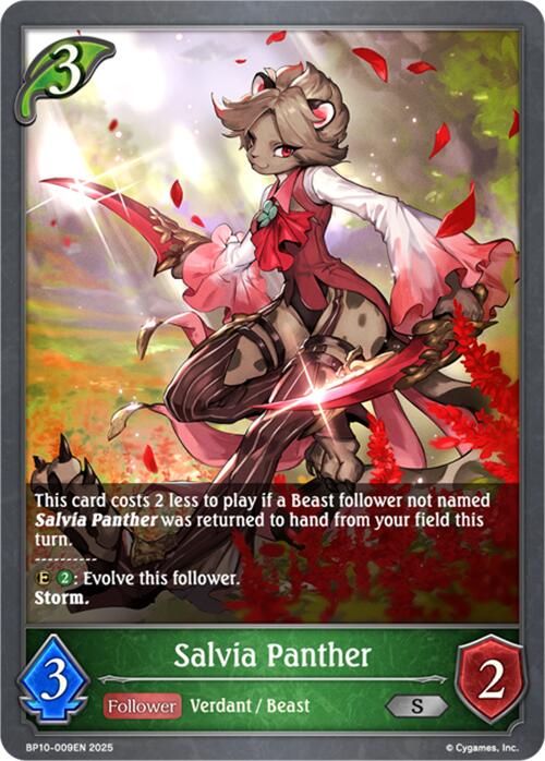 Salvia Panther (BP10-009EN) [Gods of the Arcana] - Bushiroad - Card Brawlers | Quebec | Canada |