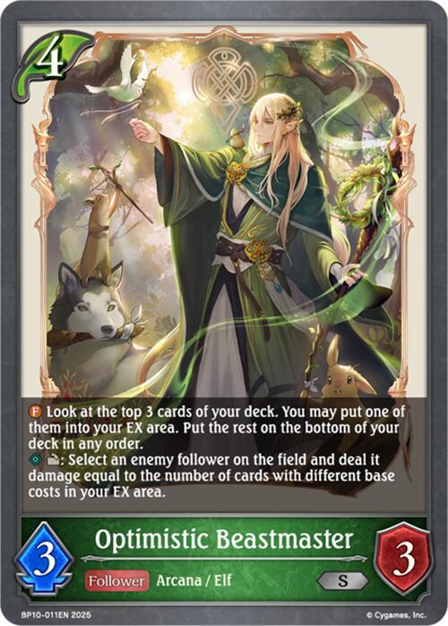 Optimistic Beastmaster (BP10-011EN) [Gods of the Arcana] - Bushiroad - Card Brawlers | Quebec | Canada |