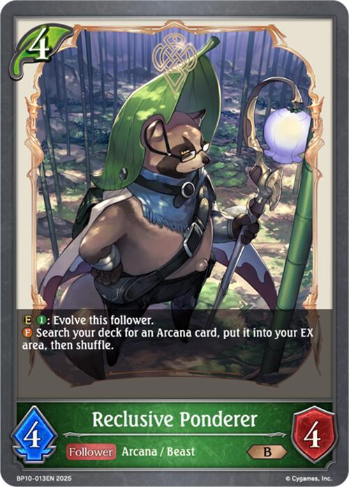 Reclusive Ponderer (BP10-013EN) [Gods of the Arcana] - Bushiroad - Card Brawlers | Quebec | Canada |