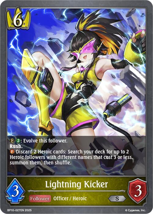 Lightning Kicker (BP10-027EN) [Gods of the Arcana] - Bushiroad - Card Brawlers | Quebec | Canada |