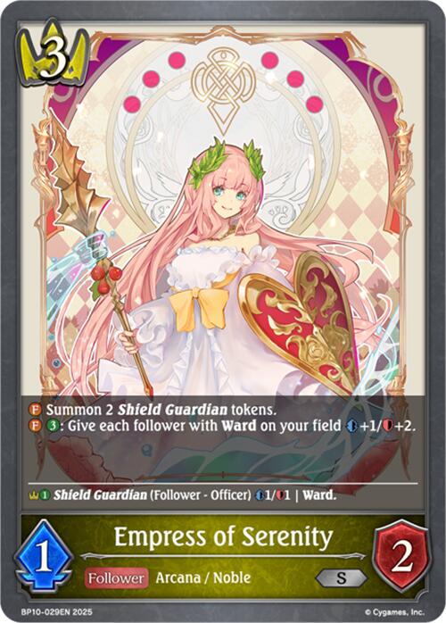 Empress of Serenity (BP10-029EN) [Gods of the Arcana] - Bushiroad - Card Brawlers | Quebec | Canada |