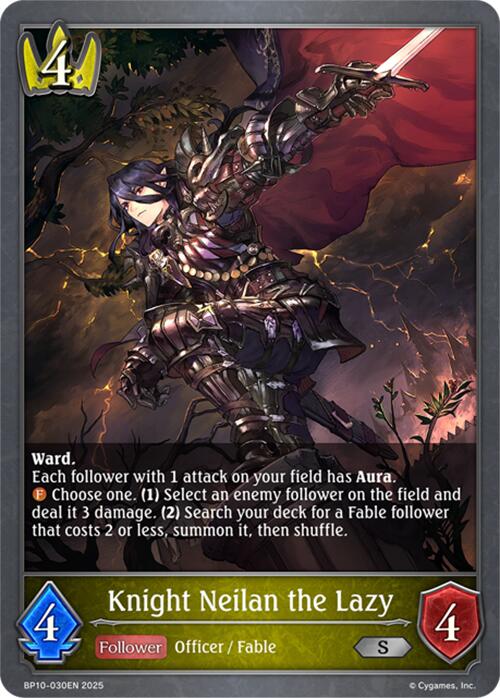 Knight Neilan the Lazy (BP10-030EN) [Gods of the Arcana] - Bushiroad - Card Brawlers | Quebec | Canada |