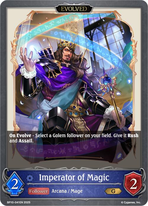 Imperator of Magic (Evolved) (BP10-041EN) [Gods of the Arcana] - Bushiroad - Card Brawlers | Quebec | Canada |