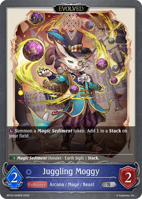 Juggling Moggy (Evolved) (BP10-045EN) [Gods of the Arcana] - Bushiroad - Card Brawlers | Quebec | Canada |