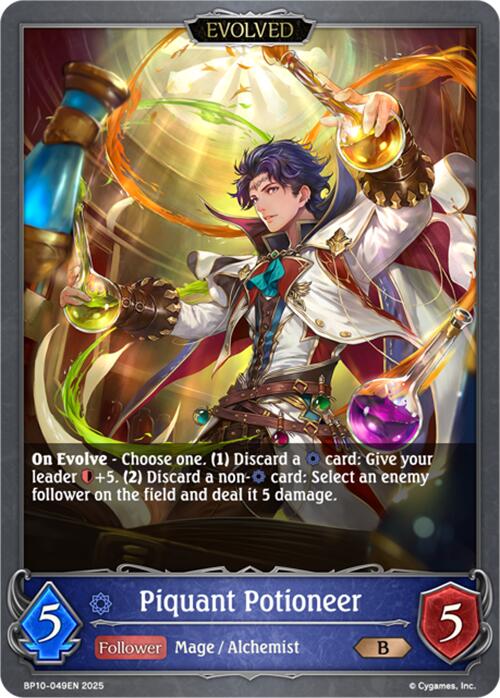 Piquant Potioneer (Evolved) (BP10-049EN) [Gods of the Arcana] - Bushiroad - Card Brawlers | Quebec | Canada |