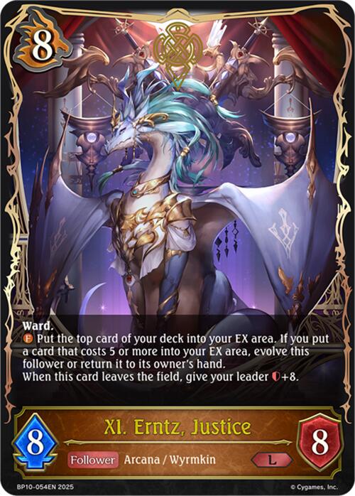 XI. Erntz, Justice (BP10-054EN) [Gods of the Arcana] - Bushiroad - Card Brawlers | Quebec | Canada |
