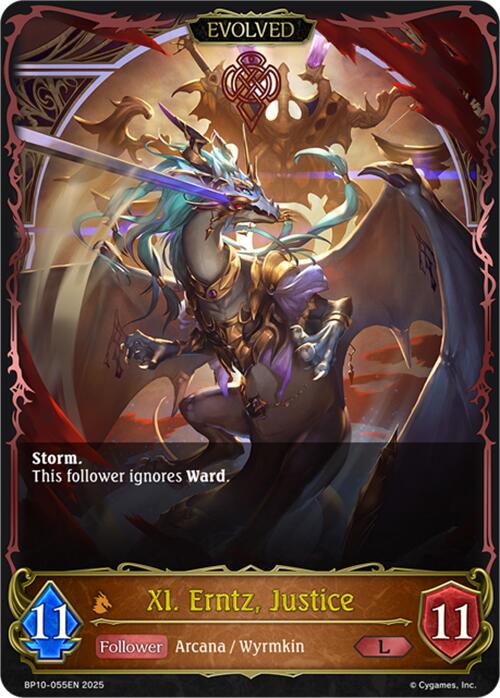 XI. Erntz, Justice (Evolved) (BP10-055EN) [Gods of the Arcana] - Bushiroad - Card Brawlers | Quebec | Canada |