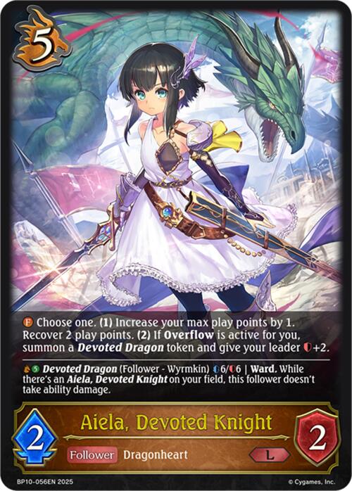 Aiela, Devoted Knight (BP10-056EN) [Gods of the Arcana] - Bushiroad - Card Brawlers | Quebec | Canada |