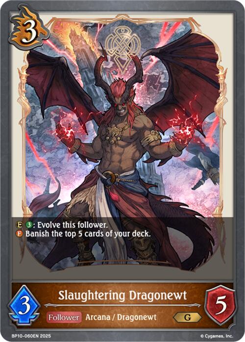 Slaughtering Dragonewt (BP10-060EN) [Gods of the Arcana] - Bushiroad - Card Brawlers | Quebec | Canada |