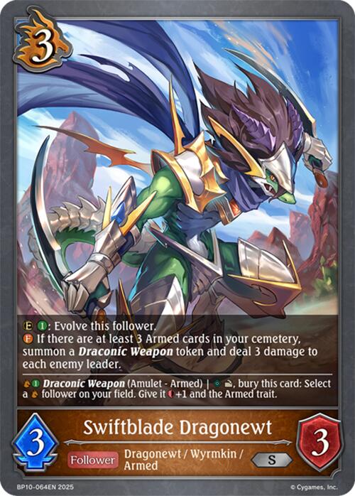 Swiftblade Dragonewt (BP10-064EN) [Gods of the Arcana] - Bushiroad - Card Brawlers | Quebec | Canada |