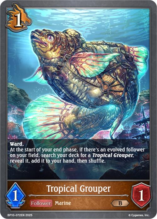 Tropical Grouper (BP10-072EN) [Gods of the Arcana] - Bushiroad - Card Brawlers | Quebec | Canada |