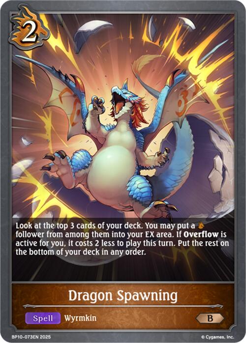 Dragon Spawning (BP10-073EN) [Gods of the Arcana] - Bushiroad - Card Brawlers | Quebec | Canada |