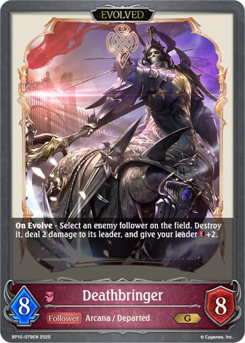Deathbringer (Evolved) (BP10-079EN) [Gods of the Arcana] - Bushiroad - Card Brawlers | Quebec | Canada |