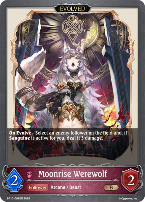 Moonrise Werewolf (Evolved) (BP10-087EN) [Gods of the Arcana] - Bushiroad - Card Brawlers | Quebec | Canada |