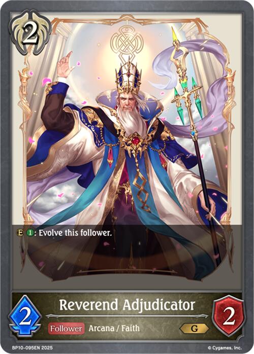 Reverend Adjudicator (BP10-095EN) [Gods of the Arcana] - Bushiroad - Card Brawlers | Quebec | Canada |