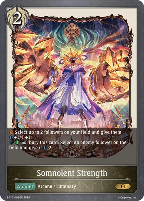 Somnolent Strength (BP10-098EN) [Gods of the Arcana] - Bushiroad - Card Brawlers | Quebec | Canada |