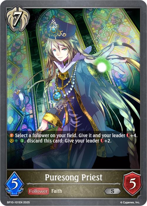 Puresong Priest (BP10-101EN) [Gods of the Arcana] - Bushiroad - Card Brawlers | Quebec | Canada |