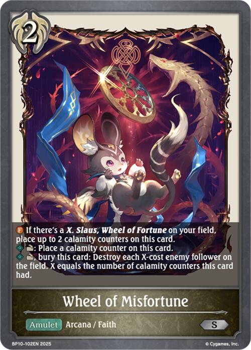 Wheel of Misfortune (BP10-102EN) [Gods of the Arcana] - Bushiroad - Card Brawlers | Quebec | Canada |