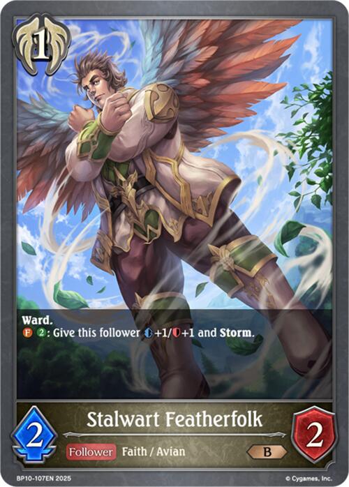 Stalwart Featherfolk (BP10-107EN) [Gods of the Arcana] - Bushiroad - Card Brawlers | Quebec | Canada |