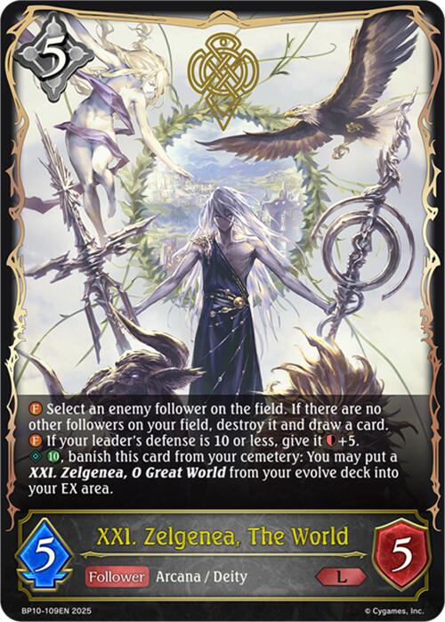 XXI. Zelgenea, The World (BP10-109EN) [Gods of the Arcana] - Bushiroad - Card Brawlers | Quebec | Canada |