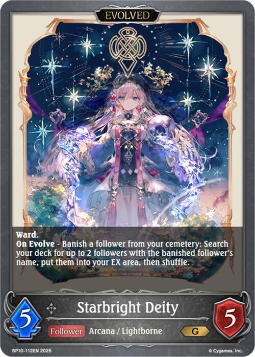 Starbright Deity (Evolved) (BP10-112EN) [Gods of the Arcana] - Bushiroad - Card Brawlers | Quebec | Canada |