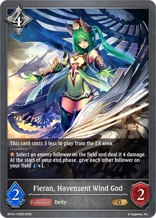 Fieran, Havensent Wind God (BP10-113EN) [Gods of the Arcana] - Bushiroad - Card Brawlers | Quebec | Canada |