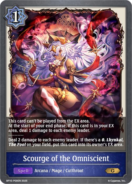 Scourge of the Omniscient - P09 (Foil) (BP10-P09EN) [Gods of the Arcana] - Bushiroad - Card Brawlers | Quebec | Canada |