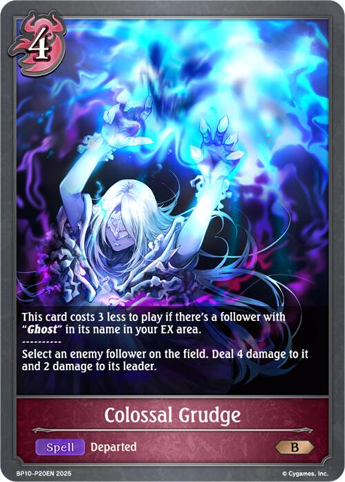 Colossal Grudge - P20 (Foil) (BP10-P20EN) [Gods of the Arcana] - Bushiroad - Card Brawlers | Quebec | Canada |