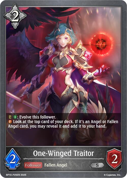 One-Winged Traitor - P25 (Foil) (BP10-P25EN) [Gods of the Arcana] - Bushiroad - Card Brawlers | Quebec | Canada |