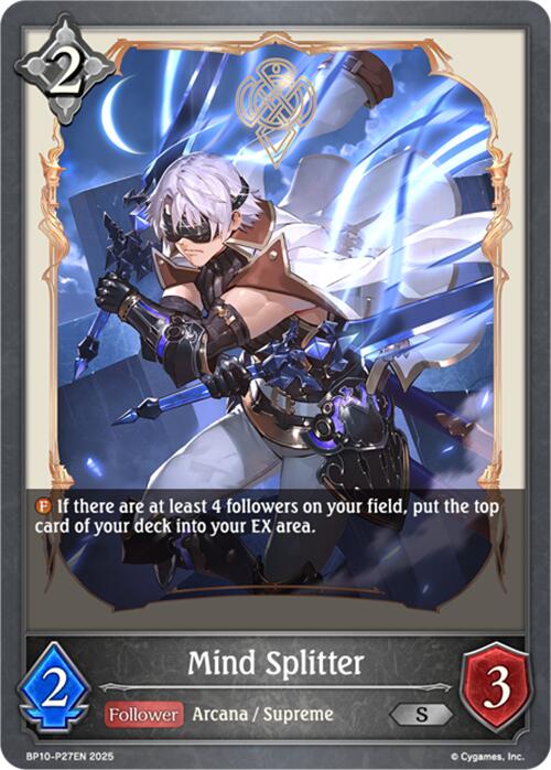 Mind Splitter - P27 (Foil) (BP10-P27EN) [Gods of the Arcana] - Bushiroad - Card Brawlers | Quebec | Canada |