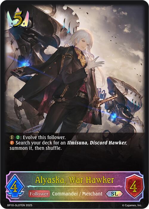 Alyaska, War Hawker (SL) (BP10-SL07EN) [Gods of the Arcana] - Bushiroad - Card Brawlers | Quebec | Canada |