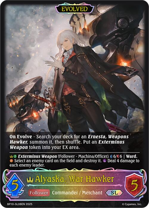 Alyaska, War Hawker (Evolved) (SL) (BP10-SL08EN) [Gods of the Arcana] - Bushiroad - Card Brawlers | Quebec | Canada |