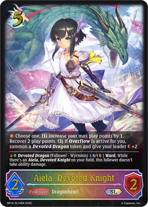 Aiela, Devoted Knight (SL) (BP10-SL14EN) [Gods of the Arcana] - Bushiroad - Card Brawlers | Quebec | Canada |