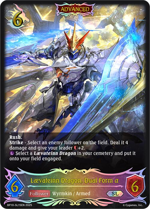 Laevateinn Dragon, Dual Form a (SL) (BP10-SL15EN) [Gods of the Arcana] - Bushiroad - Card Brawlers | Quebec | Canada |