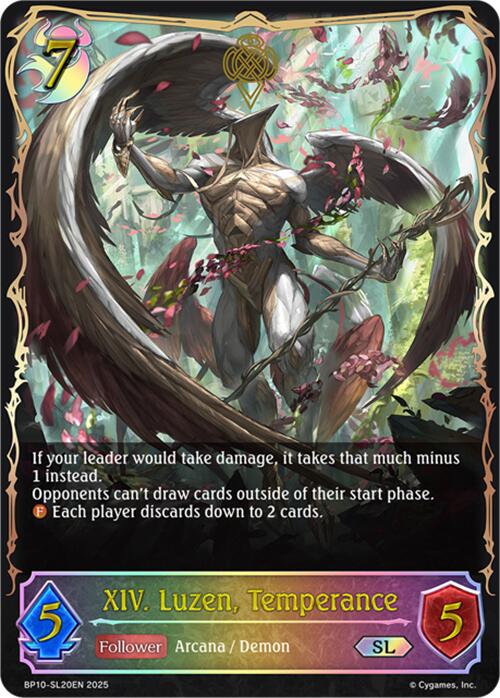 XIV. Luzen, Temperance (SL) (BP10-SL20EN) [Gods of the Arcana] - Bushiroad - Card Brawlers | Quebec | Canada |