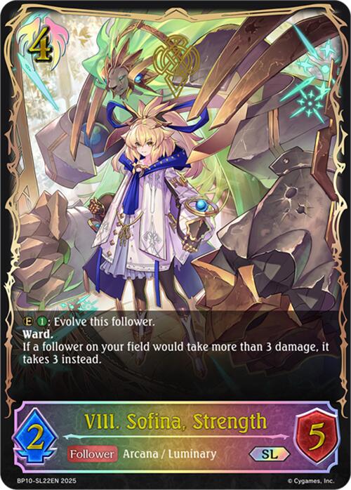 VIII. Sofina, Strength (SL) (BP10-SL22EN) [Gods of the Arcana] - Bushiroad - Card Brawlers | Quebec | Canada |