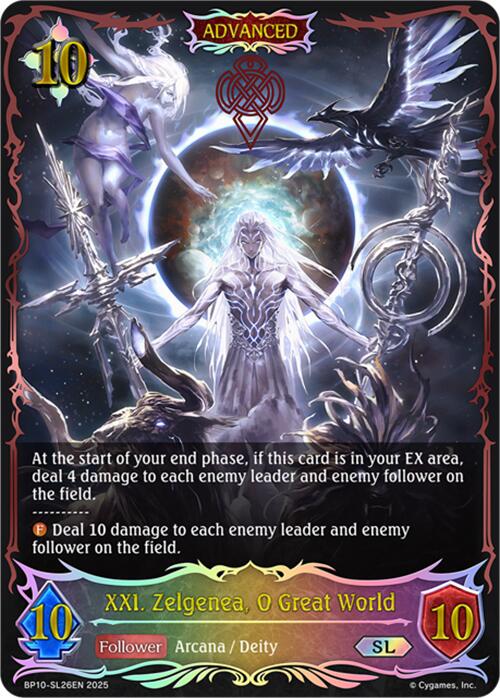 XXI. Zelgenea, O Great World (SL) (BP10-SL26EN) [Gods of the Arcana] - Bushiroad - Card Brawlers | Quebec | Canada |