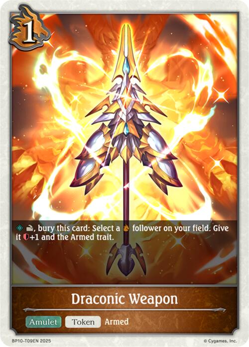 Draconic Weapon (BP10-T09EN) [Gods of the Arcana] - Bushiroad - Card Brawlers | Quebec | Canada |