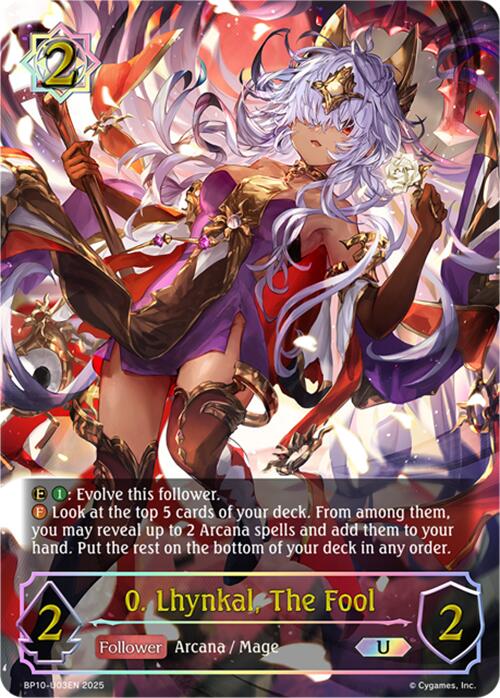 0. Lhynkal, The Fool (U) (BP10-U03EN) [Gods of the Arcana] - Bushiroad - Card Brawlers | Quebec | Canada |