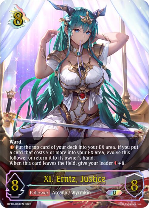 XI. Erntz, Justice (U) (BP10-U04EN) [Gods of the Arcana] - Bushiroad - Card Brawlers | Quebec | Canada |